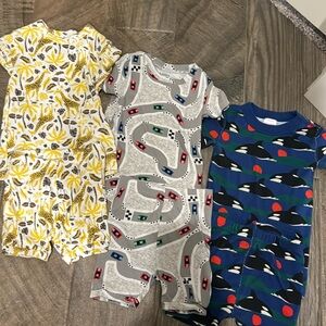 4T shorts pajamas lot